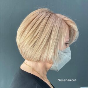 نمونه کار سالن کوتاهی مو سیما گنجی منش‎