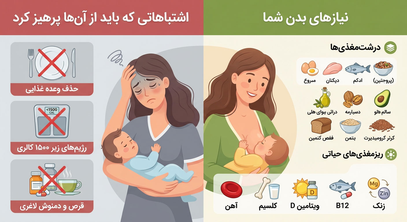 اشتباهاتی که خیلی از مادرها مرتکب می‌شن