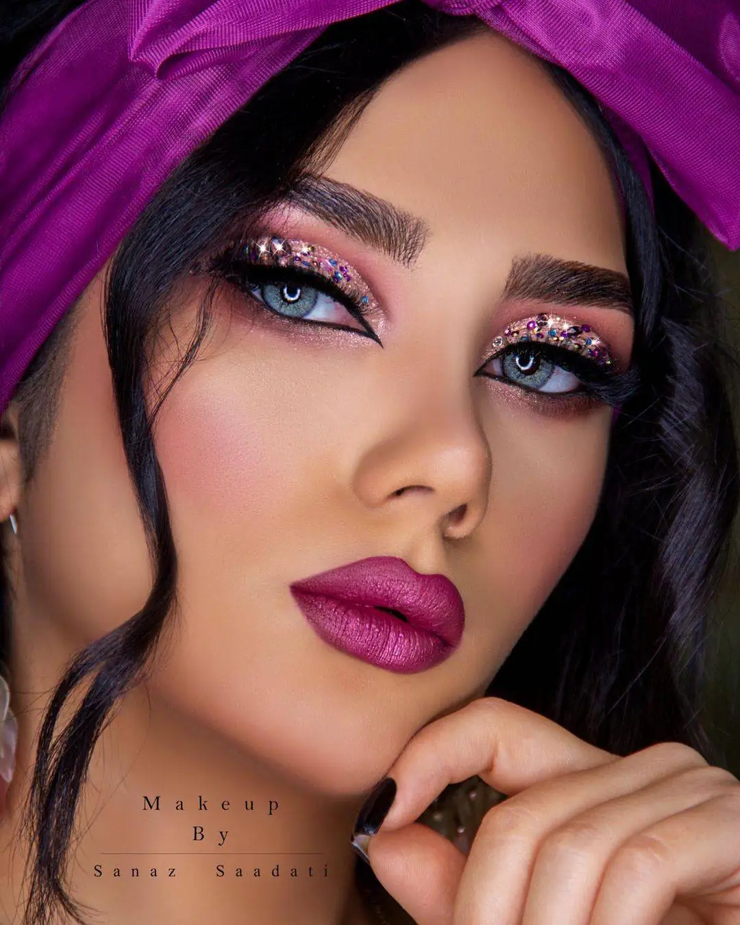 نمونه کارهای سالن زیبایی ساناز سعادتی