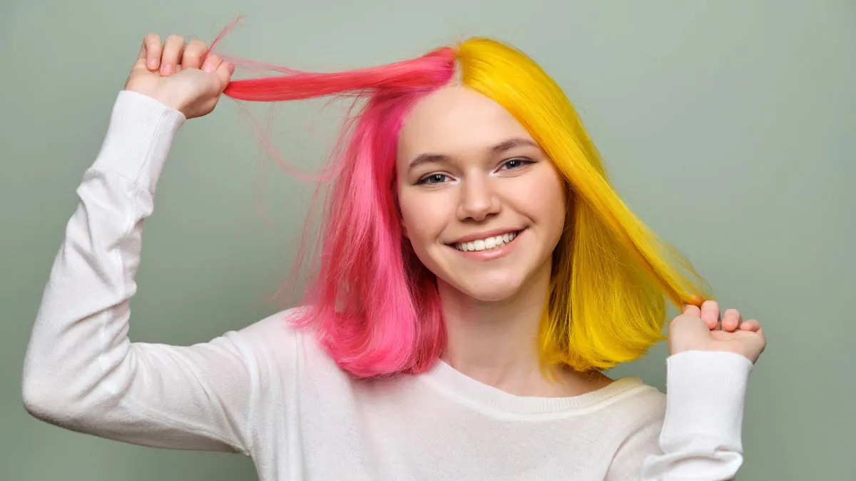 بهترین رنگ موها برای صورت های بیضی و گرد