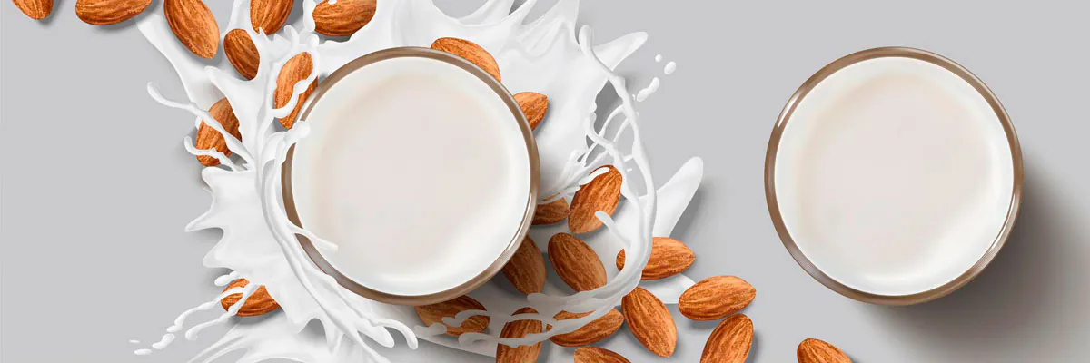 ماسک ترکیب شیر و بادام