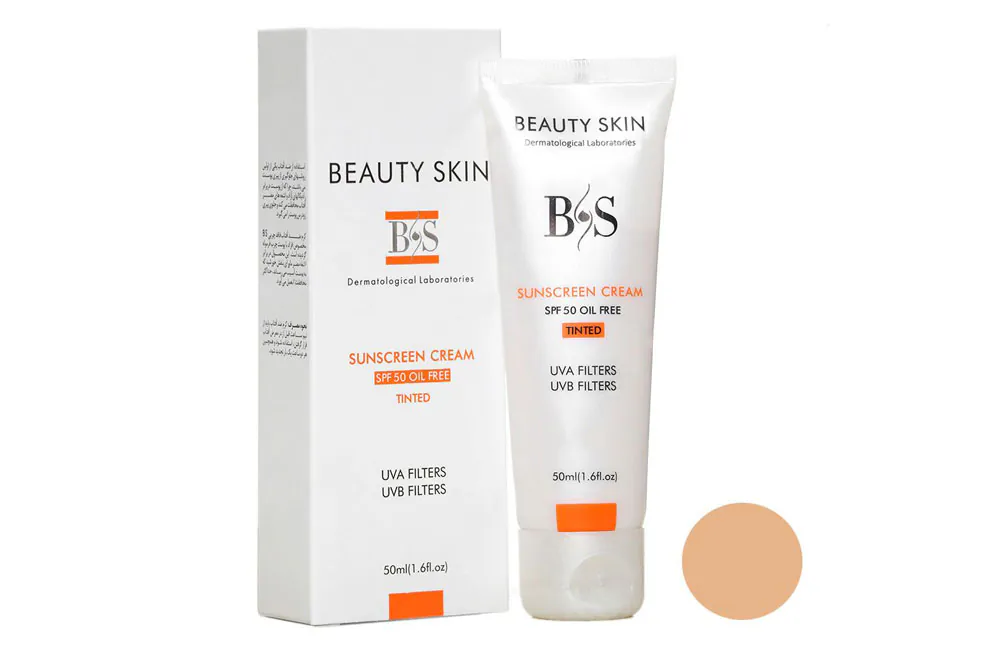 کرم ضد آفتاب فاقد چربی SPF50 بیوتی اسکین