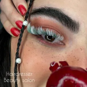 نمونه کار سالن زیبایی خانم آرایشگر